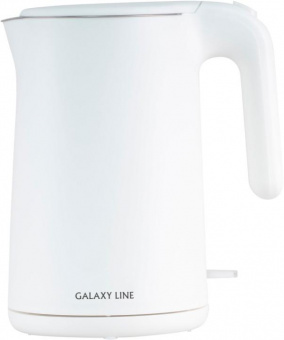 Чайник электрический Galaxy Line GL 0327 1.5л. 1800Вт белый (корпус: нержавеющая сталь/пластик) от магазина РЭССИ
