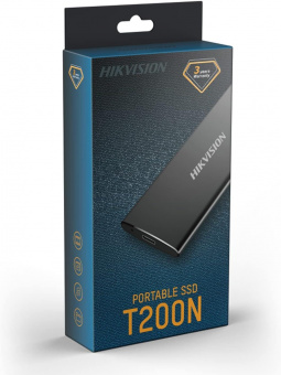 Накопитель SSD Hikvision USB-C 1Tb HS-ESSD-T200N 1024G 1.8" черный от магазина РЭССИ