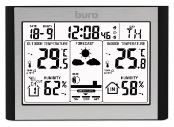 Погодная станция Buro BU-WSH114-LIGHT серебристый от магазина РЭССИ