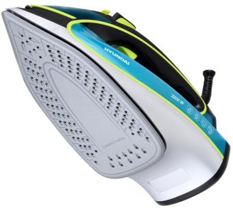 Утюг Hyundai H-SI01450 3200Вт голубой/желтый от магазина РЭССИ