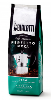 Кофеварка Bialetti Moka Express 3 порц + молотый кофе Decffeinato 250 0.13л нерж.сталь серебристый (32118) от магазина РЭССИ