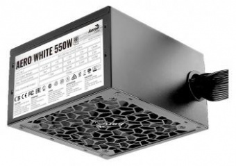 Блок питания Aerocool ATX 550W AERO WHITE 80+ (24+4+4pin) APFC 120mm fan 5xSATA RTL от магазина РЭССИ