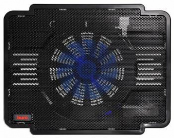 Подставка для ноутбука Buro BU-LCP140-B114 14"335x265x23мм 1xUSB 1x 140ммFAN металлическая сетка/пластик черный от магазина РЭССИ