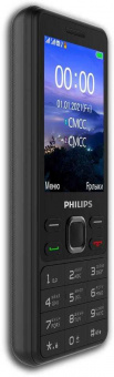 Мобильный телефон Philips E185 Xenium 32Mb черный моноблок 2Sim 2.8" 240x320 0.3Mpix GSM900/1800 GSM1900 MP3 FM microSD max16Gb от магазина РЭССИ