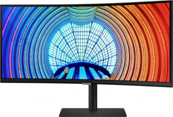 Монитор Samsung 34" LS34A650UXUXEN черный VA LED 5ms 21:9 HDMI матовая HAS Pivot 300cd 178гр/178гр 3440x1440 DisplayPort Ultra HD 2K (1440p) USB 7.6кг от магазина РЭССИ