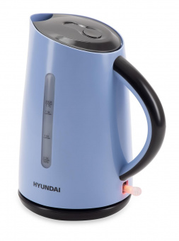 Чайник электрический Hyundai HYK-P2028 1.7л. 2200Вт голубой/серый (корпус: пластик) от магазина РЭССИ