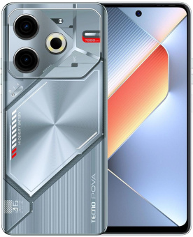 Смартфон Tecno Pova 6 Neo 256Gb 8Gb серебристый моноблок 3G 4G 2Sim 6.8" 1080x2460 Android 13 50Mpix 802.11 a/b/g/n/ac NFC GPS GSM900/1800 GSM1900 Protect FM A-GPS microSD max1024Gb от магазина РЭССИ