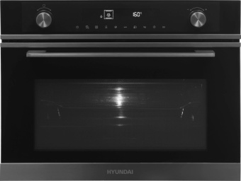 Духовой шкаф Электрический Hyundai HMEO 6540 DX черный от магазина РЭССИ