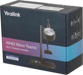 Гарнитура беспроводная Yealink WH62 Mono Teams черный от магазина РЭССИ