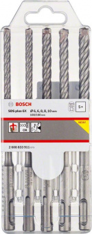Набор буров Bosch 2608833911 Дл=160мм (5пред.) для перфораторов от магазина РЭССИ