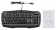 Клавиатура Оклик 777G PSYCHO черный USB Multimedia for gamer LED (подставка для запястий) от магазина РЭССИ