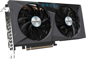 Видеокарта Gigabyte PCI-E 4.0 GV-N3060EAGLE-12GD 2.0 NVIDIA GeForce RTX 3060 12288Mb 192 GDDR6 1777/15000 HDMIx2 DPx2 HDCP Ret от магазина РЭССИ