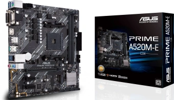 Материнская плата Asus PRIME A520M-E/CSM Soc-AM4 AMD A520 2xDDR4 mATX AC`97 8ch(7.1) GbLAN RAID+VGA+DVI+HDMI от магазина РЭССИ