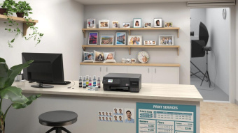 МФУ струйный Epson EcoTank L8100 (C11CK94402) A4 WiFi черный от магазина РЭССИ