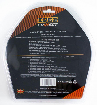 Набор проводов Edge EDC-AK820 красный/черный от магазина РЭССИ