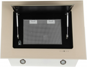 Вытяжка каминная Elikor Оникс 90П-1000-Е4Д бежевый управление: сенсорное (1 мотор) от магазина РЭССИ