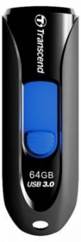Флеш Диск Transcend 64Gb Jetflash 790 TS64GJF790K USB3.0 черный от магазина РЭССИ