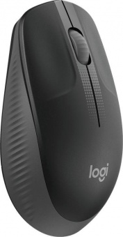 Мышь Logitech M190 черный/темно-серый оптическая (1000dpi) беспроводная USB для ноутбука (2but) от магазина РЭССИ
