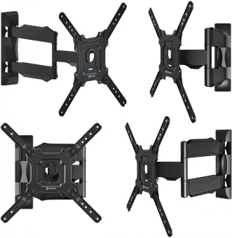 Кронштейн для телевизора Onkron M4 черный 32"-65" макс.35кг настенный поворот и наклон от магазина РЭССИ