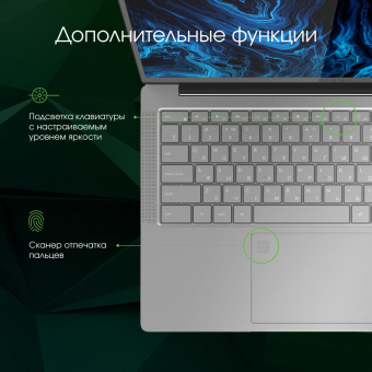 Ноутбук Digma Pro Sprint M Ryzen 5 3500U 16Gb SSD512Gb AMD Radeon Rx Vega 8 16.1" IPS FHD (1920x1080) Windows 11 Professional Multi Language 64 silver WiFi BT Cam 4700mAh (DN16R5-ADXW01) от магазина РЭССИ