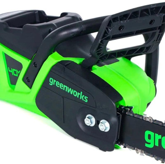 Цепная пила Greenworks 2008807UB аккум. 2000Вт 2.71л.с. дл.шины:16" (40cm) 1аккум. 4Ач ЗУ от магазина РЭССИ