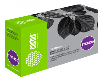 Картридж лазерный Cactus CS-TN3430 TN-3430 черный (3000стр.) для Brother HL L5000/5100/5200/6250/6300/6400 от магазина РЭССИ