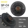Картинка Колонки автомобильные Swat SP-C4 130Вт 88дБ 4Ом 10см (4дюйм) (ком.:2кол.) коаксиальные двухполосные от магазина РЭССИ Колонки автомобильные Swat SP-C4 130Вт 88дБ 4Ом 10см (4дюйм) (ком.:2кол.) коаксиальные двухполосные от магазина РЭССИ