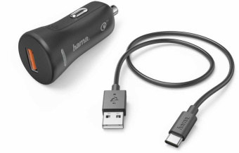 Комплект зар./устр. Hama H-183231 3A (QC) USB универсальное черный (00183231) от магазина РЭССИ