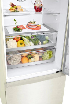 Холодильник LG GC-B569PECM 2-хкамерн. бежевый глянц. от магазина РЭССИ