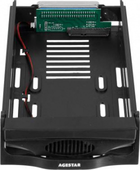 Сменный бокс для HDD AgeStar SR3P-SW-2F SATA SATA пластик черный hotswap 3.5" от магазина РЭССИ
