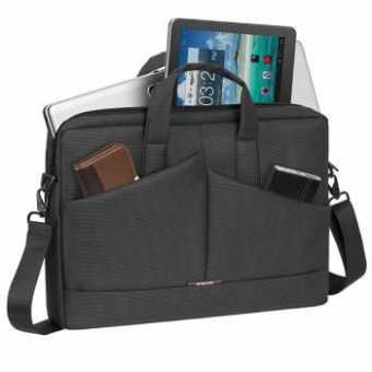 Сумка для ноутбука 15.6" Riva 8731 серый полиэстер (8731 GREY) от магазина РЭССИ
