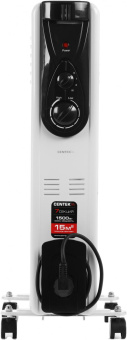 Радиатор масляный Centek CT-6200 1500Вт белый от магазина РЭССИ