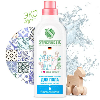 Универсальное средство для мытья поверхностей SYNERGETIC Нежная чистота 750 мл 4607971450184 101754 от магазина РЭССИ