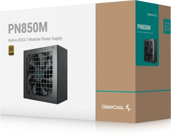 Блок питания Deepcool ATX 850W PN850M Gen.5 80+ gold (20+4pin) APFC 120mm fan 8xSATA RTL от магазина РЭССИ