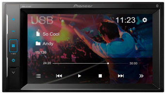 Автомагнитола Pioneer DMH-A245BT 2DIN 4x50Вт от магазина РЭССИ