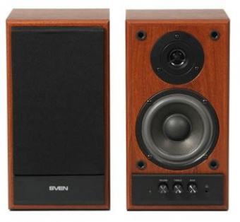 Колонки Sven SPS-702 2.0 коричневый/орех 40Вт от магазина РЭССИ