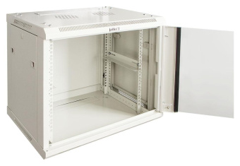 Шкаф коммутационный Lanmaster (TWT-CBWPG-18U-6X8-GY) настенный 18U 600x800мм пер.дв.стекл задн.дв.спл.стал.лист 60кг серый 700мм 45кг 902мм IP20 металл от магазина РЭССИ
