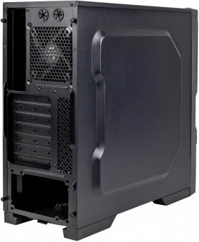 Корпус Hiper Combat черный без БП ATX 3x120mm 1xUSB2.0 1xUSB3.0 audio bott PSU от магазина РЭССИ
