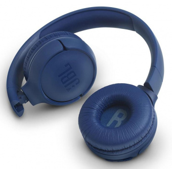 Гарнитура накладные JBL Tune 500 1.187м синий проводные оголовье (JBLT500BLU) от магазина РЭССИ