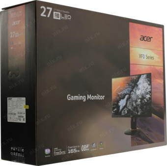 Монитор Acer 27" XF270HPbmiiprzx черный TN LED 1ms 16:9 HDMI M/M матовая HAS Pivot 1000:1 400cd 170гр/160гр 1920x1080 DisplayPort FHD USB 8.02кг от магазина РЭССИ