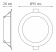 Светильник Gauss Elementary Downlight 5Вт 4000K белый круглый (9100420205) от магазина РЭССИ