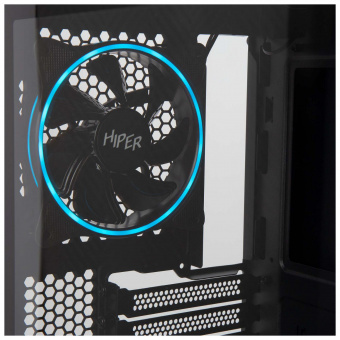 Корпус Hiper PB81 черный без БП ATX 4x120mm 2xUSB2.0 2xUSB3.0 audio bott PSU от магазина РЭССИ