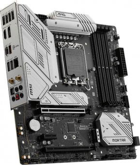 Материнская плата MSI MAG B760M MORTAR WIFI Soc-1700 Intel B760 4xDDR5 mATX AC`97 8ch(7.1) 2.5Gg+HDMI+DP от магазина РЭССИ
