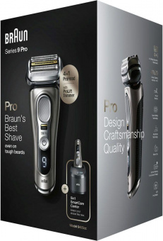 Бритва сетчатая Braun Series 9 pro 9465cc реж.эл.:5 питан.:аккум. черный от магазина РЭССИ