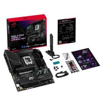 Материнская плата Asus ROG STRIX Z890-F GAMING WIFI Soc-1851 Intel Z890 4xDDR5 ATX AC`97 8ch(7.1) 2.5Gg RAID+HDMI+DP от магазина РЭССИ