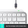 Клавиатура Logitech MX Keys Mini серебристый/белый USB беспроводная BT/Radio LED (920-010502) от магазина РЭССИ