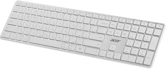 Клавиатура Acer OKR301 белый/серебристый USB беспроводная BT/Radio slim Multimedia (ZL.KBDEE.015) от магазина РЭССИ