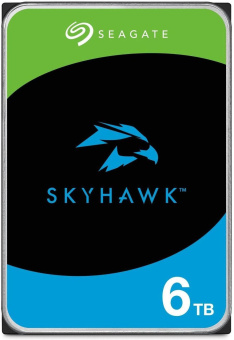 Жесткий диск Seagate SATA-III 6TB ST6000VX009 Surveillance Skyhawk (5400rpm) 256Mb 3.5" от магазина РЭССИ