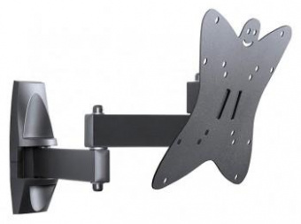 Кронштейн для телевизора Holder LCDS-5038 металлик 20"-37" макс.30кг настенный поворот и наклон от магазина РЭССИ