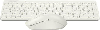 Клавиатура + мышь A4Tech Fstyler FG2300 Air клав:бежевый мышь:бежевый USB беспроводная slim (FG2300 AIR BEIGE) от магазина РЭССИ